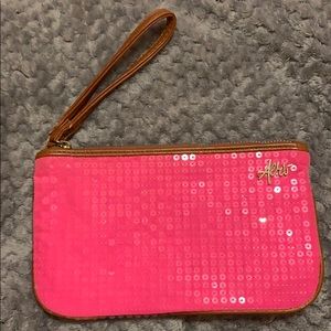 Hot Pink Wristlet